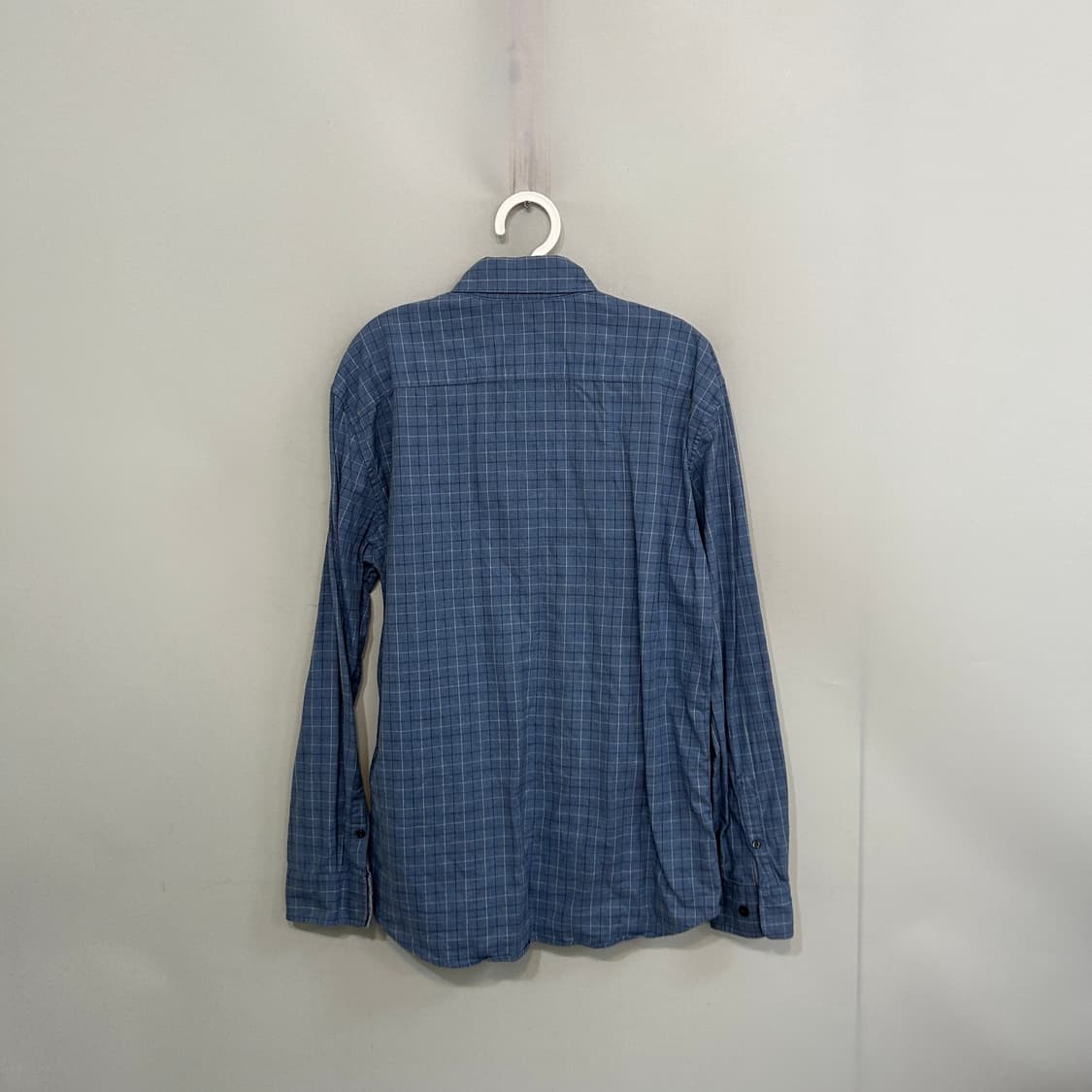 헤지스 남성 블루체크 셔츠 남방 105  상품이미지3