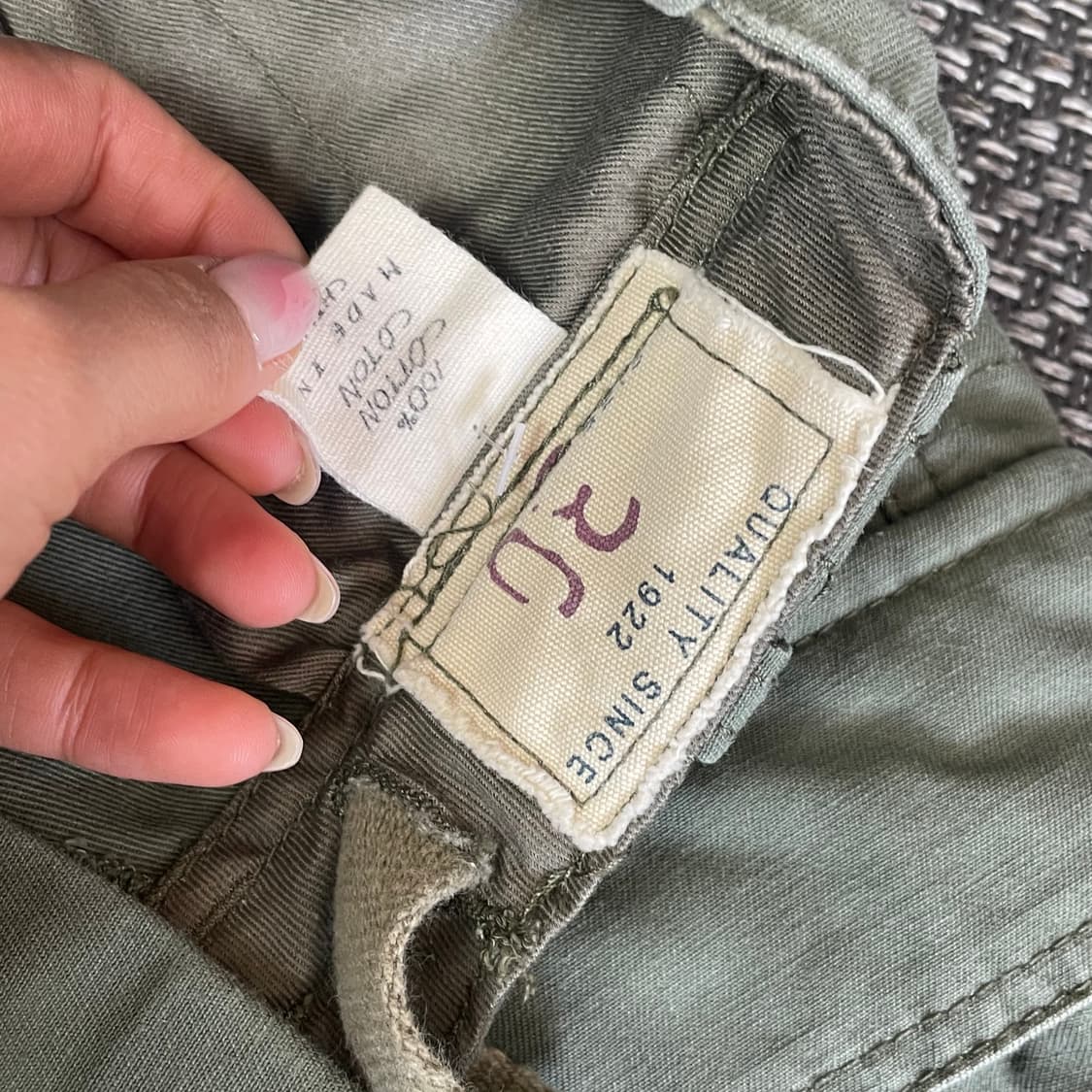 (30) HCO 빈티지 카키 카고팬츠 상품이미지6