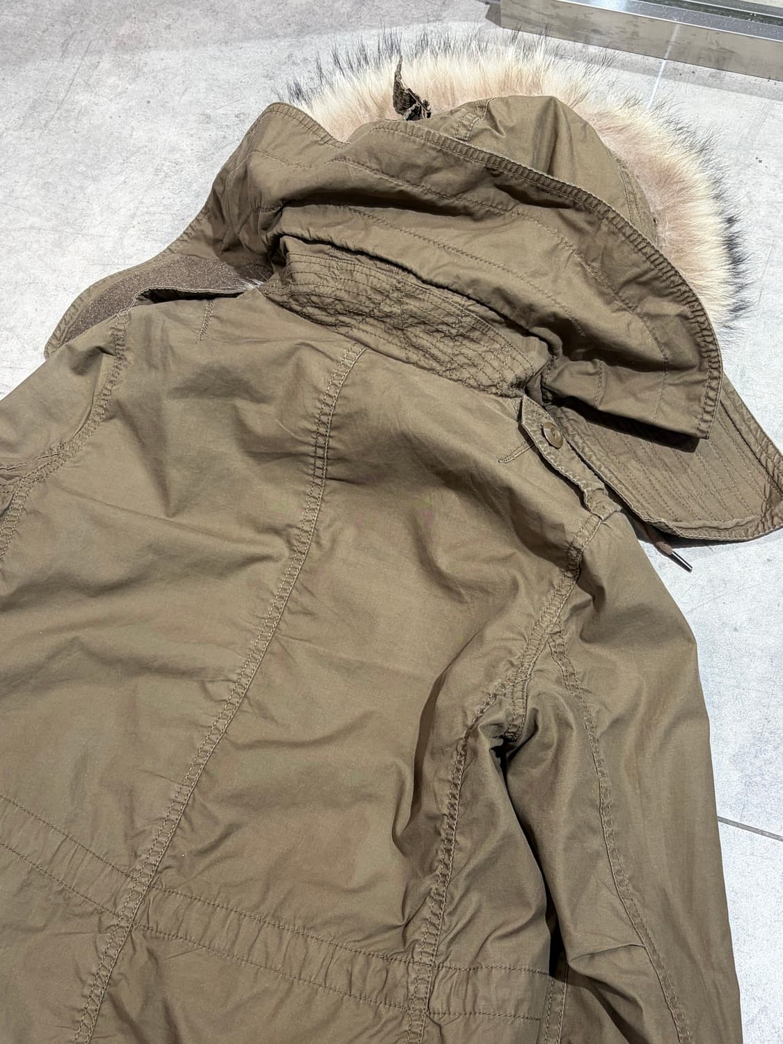 g.o.a 고아 하이넥 후리스 개파카 야상 상품이미지10