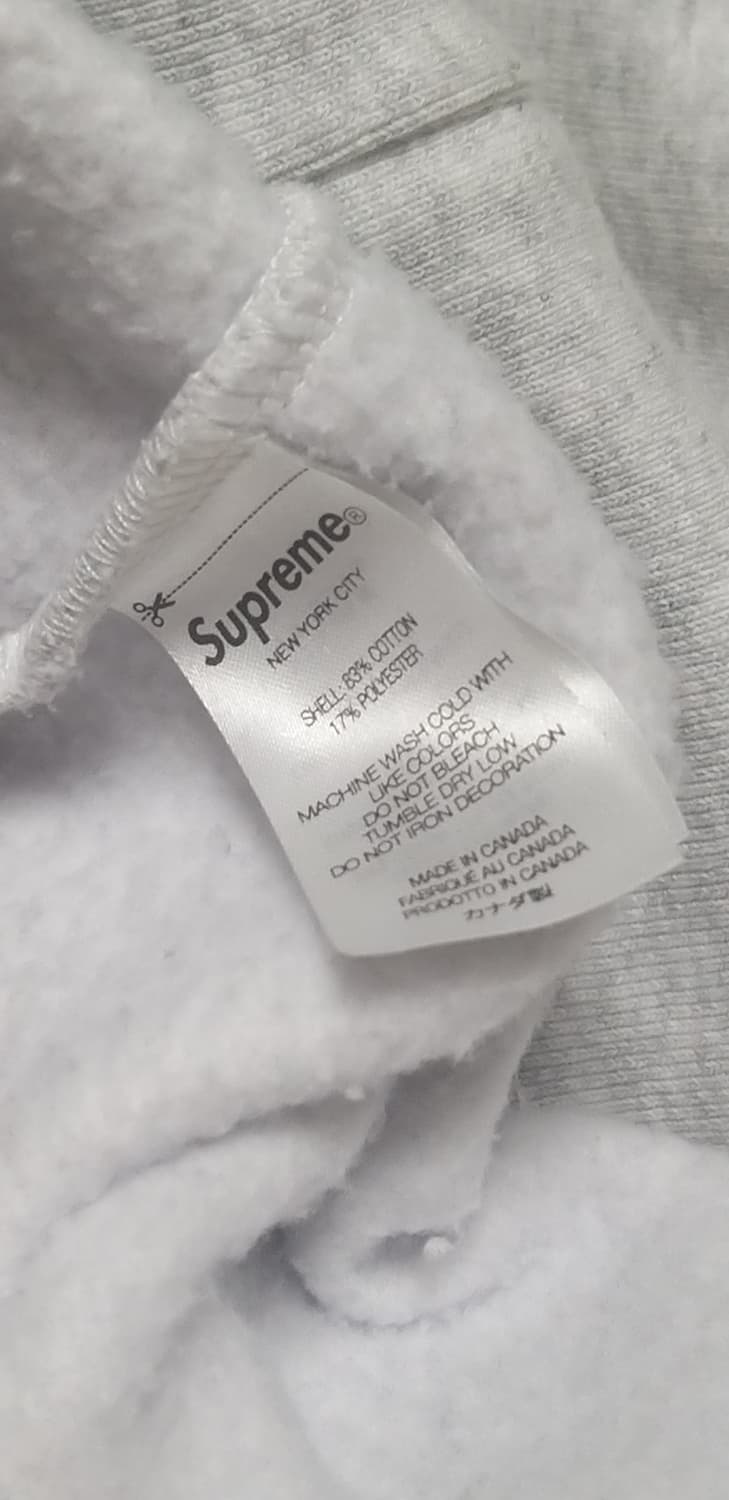 슈프림 스몰 박스 후드 스웨트셔츠 애쉬 그레이 25FW 상품이미지4