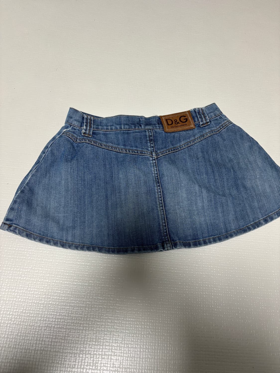 돌체앤가바나 데님 마이크로 미니 스커트 상품이미지7