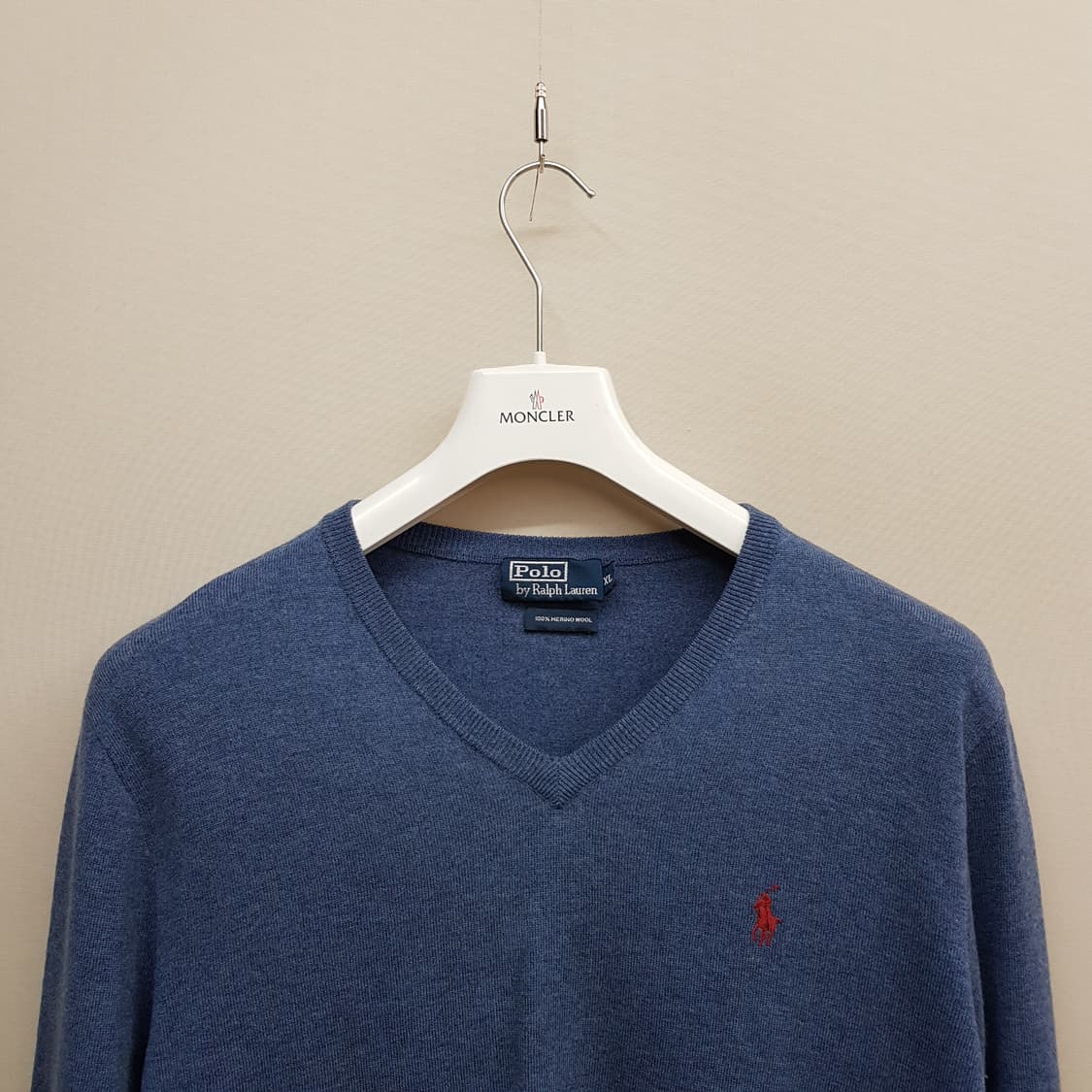 폴로 랄프로렌 메리노울 브이넥 니트 XL사이즈 상품이미지2