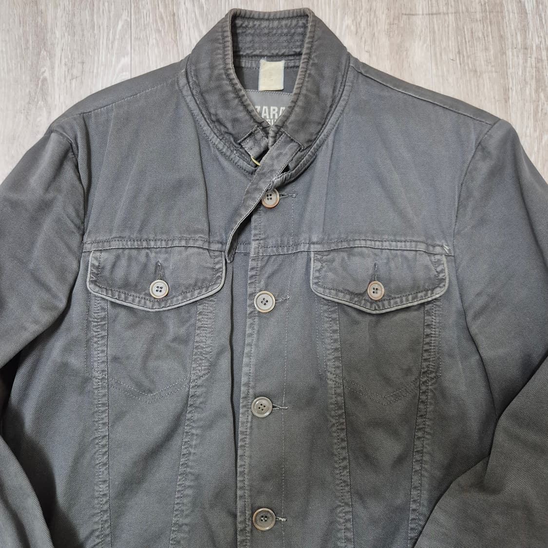 자라 캐주얼 1975 투포켓 야상 워크 자켓 상품이미지2