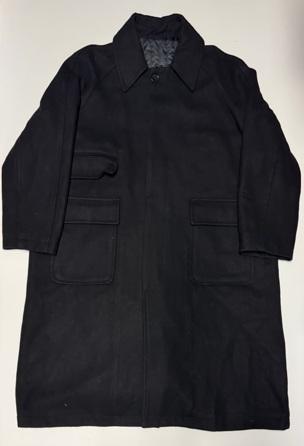 라퍼지스토어 울 혼방 미니멀 댄디 발마칸 코트 L 상품이미지1