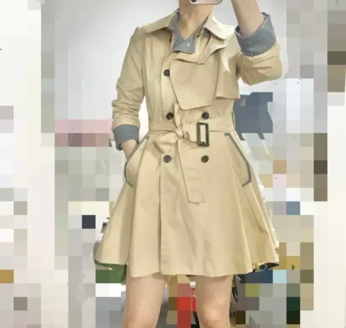 올리브데올리브ㅡ더블 트렌치코트 55 상품이미지1