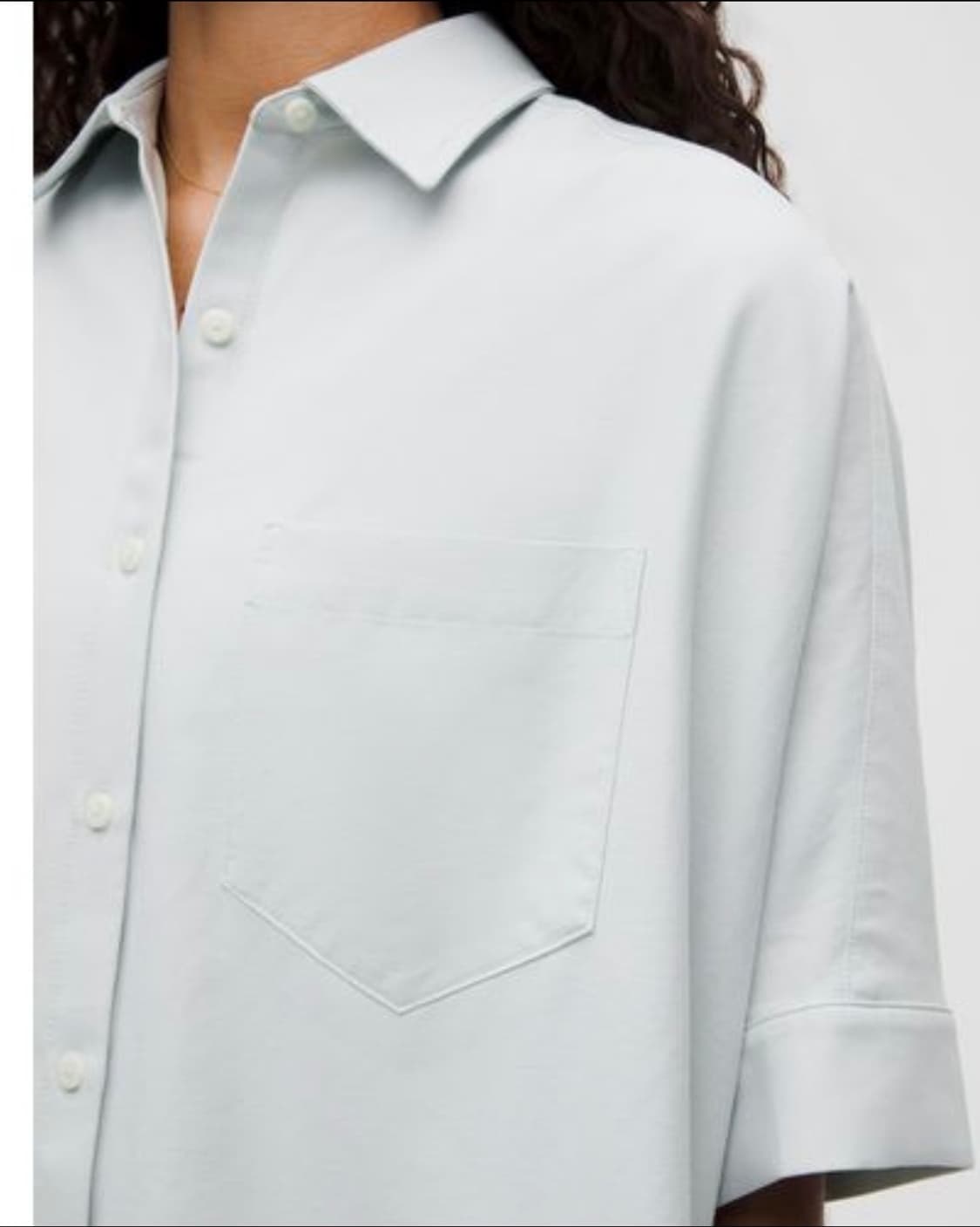 룰루레몬 린넨 셔츠 / 하늘색 상품이미지7