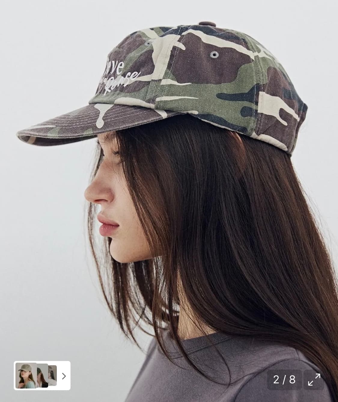 렌세 카모 로고 볼캡 상품이미지2