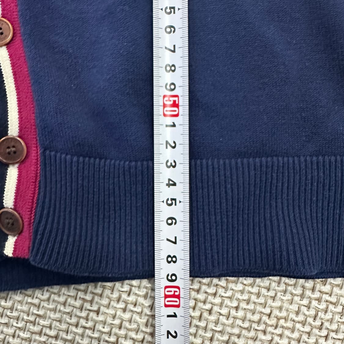 95 헤지스 배색 가디건 0316D 상품이미지6