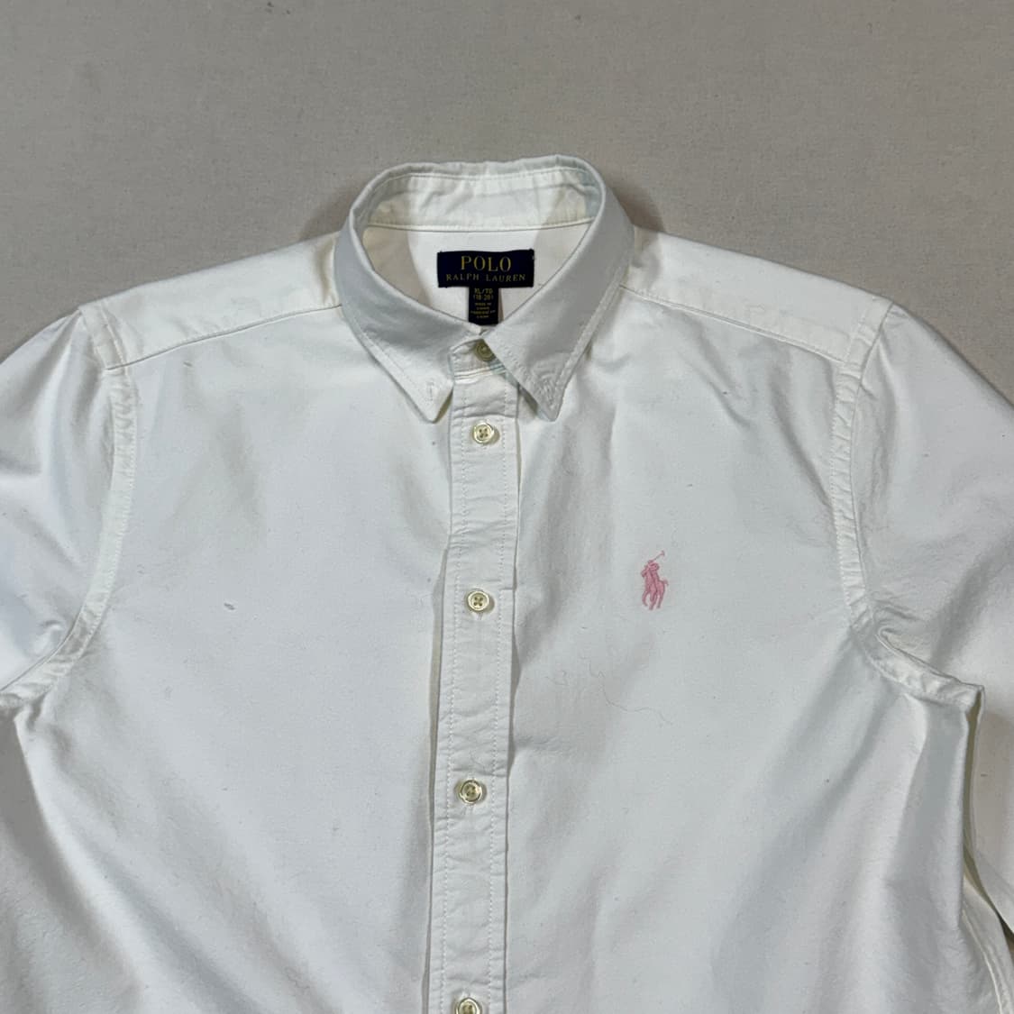여M) 폴로 랄프로렌 클래식 화이트 옥스포드 셔츠 상품이미지3
