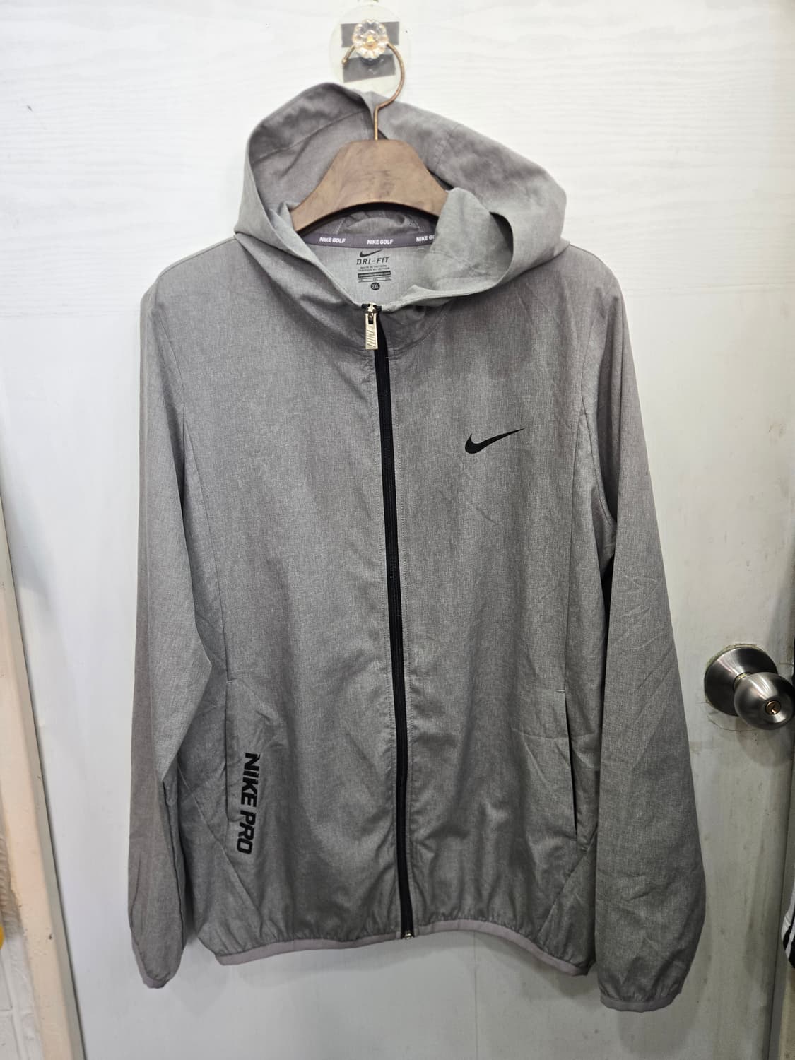 2XL)) NIKE 나이키 골프 드라이핏 바람막이! 짱 이뻐요~ 상품이미지1