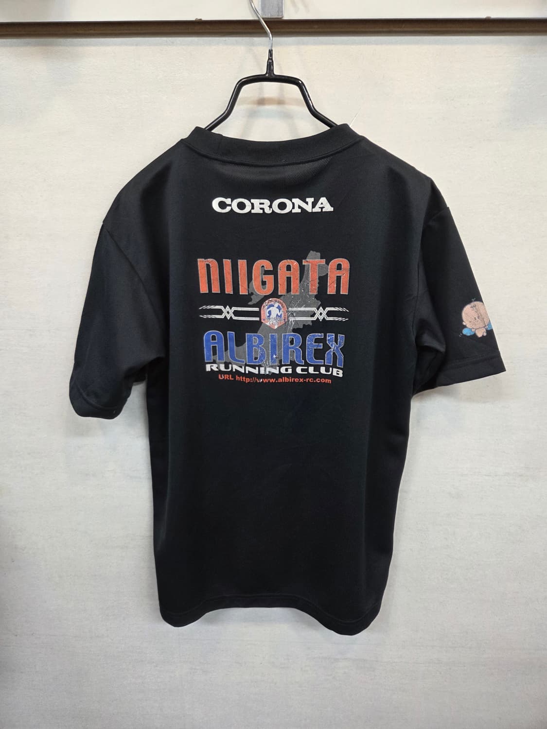 미즈노 빈티지 프린팅 알비렉스 니가타 러닝클럽 기능성 반팔 s 상품이미지2