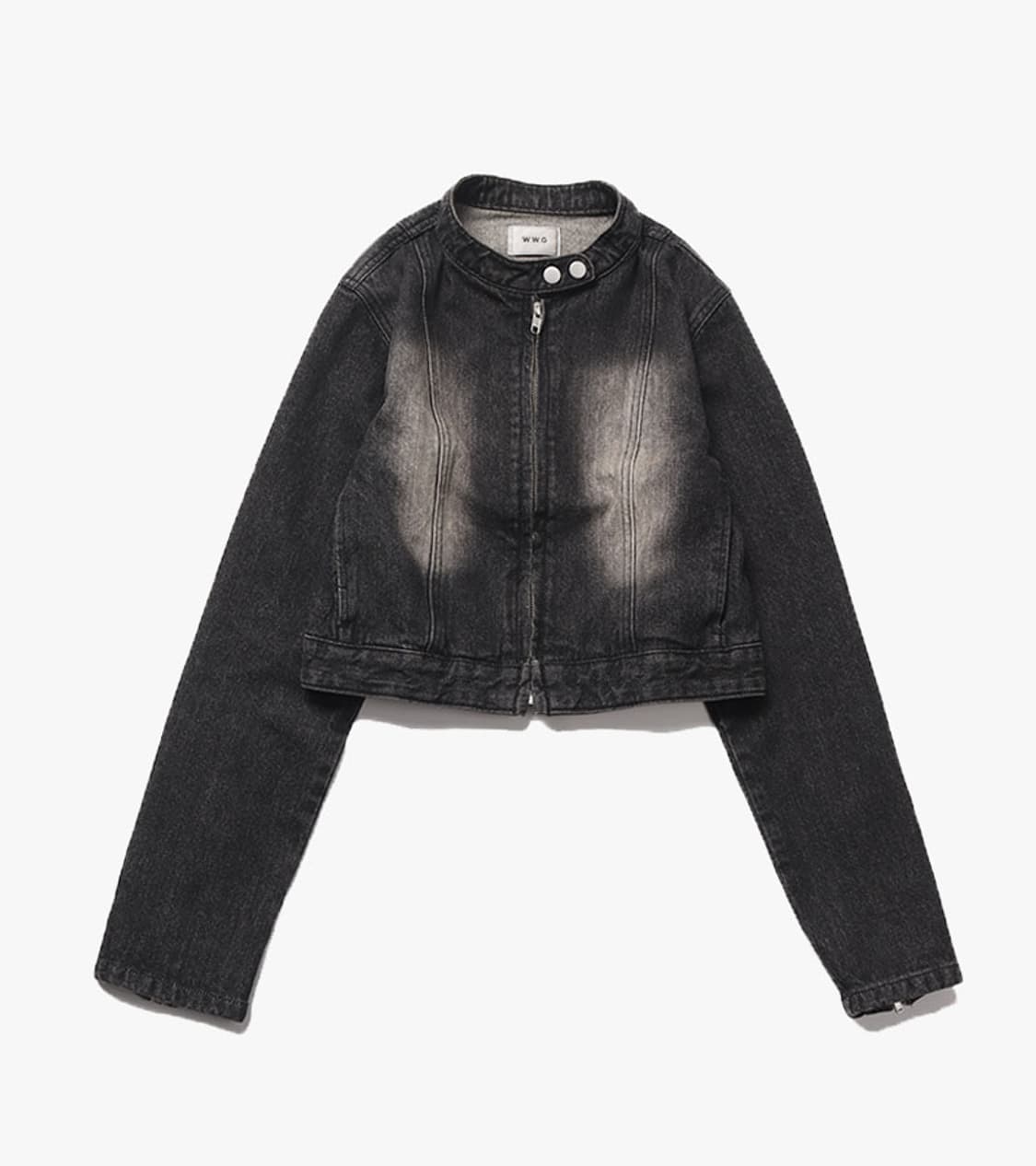 WHO’S WHO GALLEY - 23FW CROP BIKER JK 상품이미지1