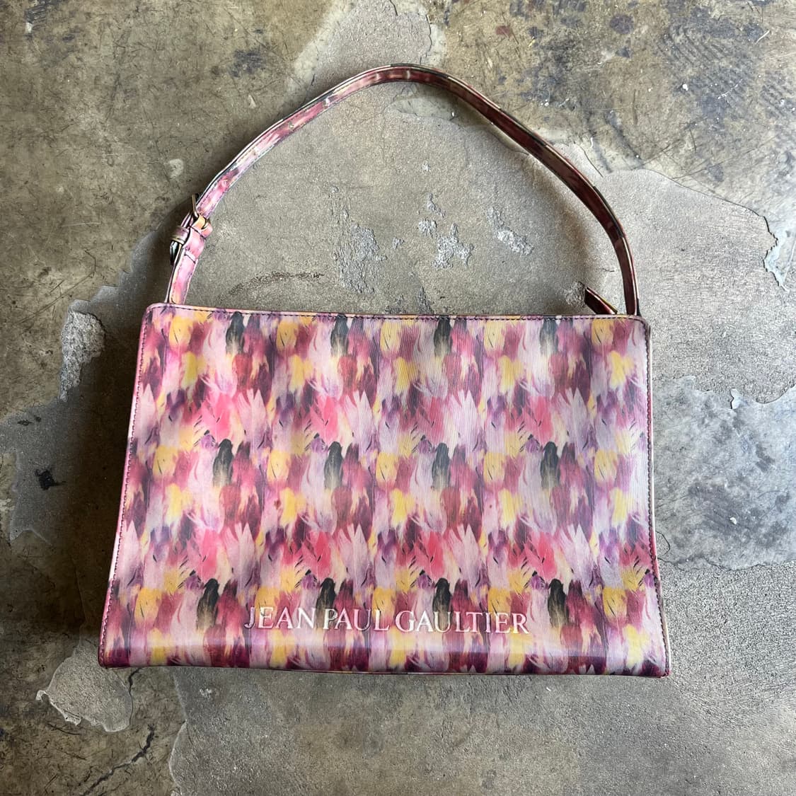 장폴고티에 페더 패턴 홀로그램 스퀘어 숄더 백 상품이미지1