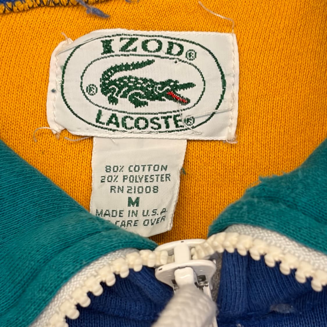 80s Made in USA 미국 빈티지 라코스테 터틀넥 맨투맨 상품이미지6