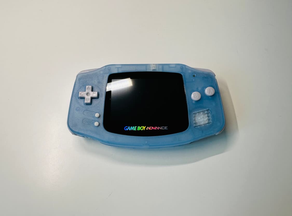 닌텐도 GBA 게임보이 어드밴스 밀키블루 IPS 백라이트 박스셋 판매 상품이미지5