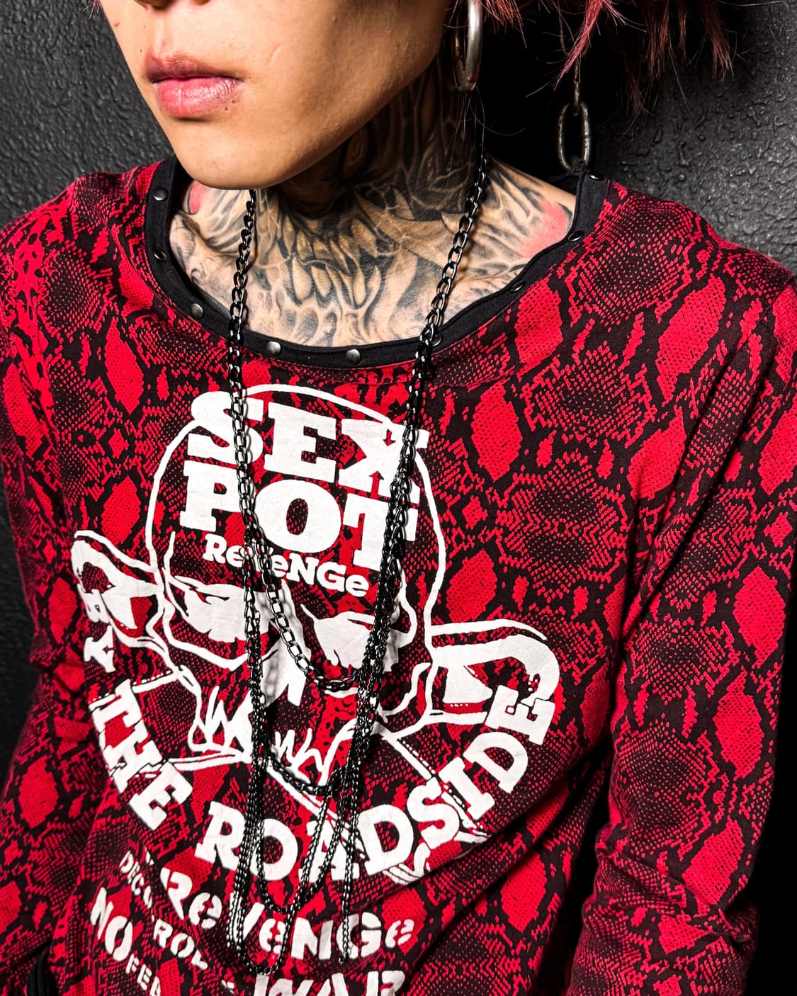 SEX POT ReVeNGe – Snake Pattern Skull Lo 상품이미지2