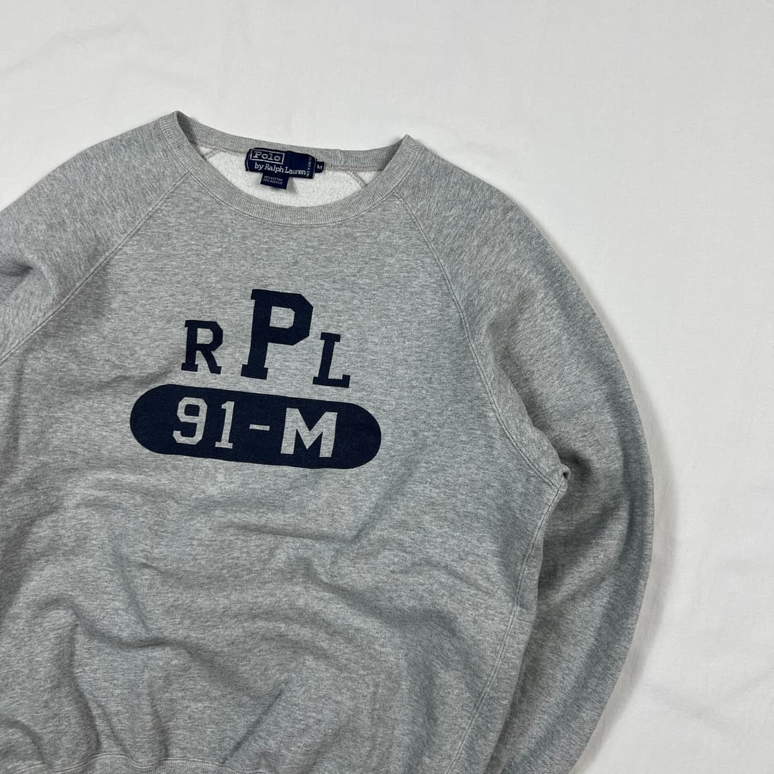 90‘s 91년도 폴로랄프로렌 rpl 빅로고 맨투맨 상품이미지2
