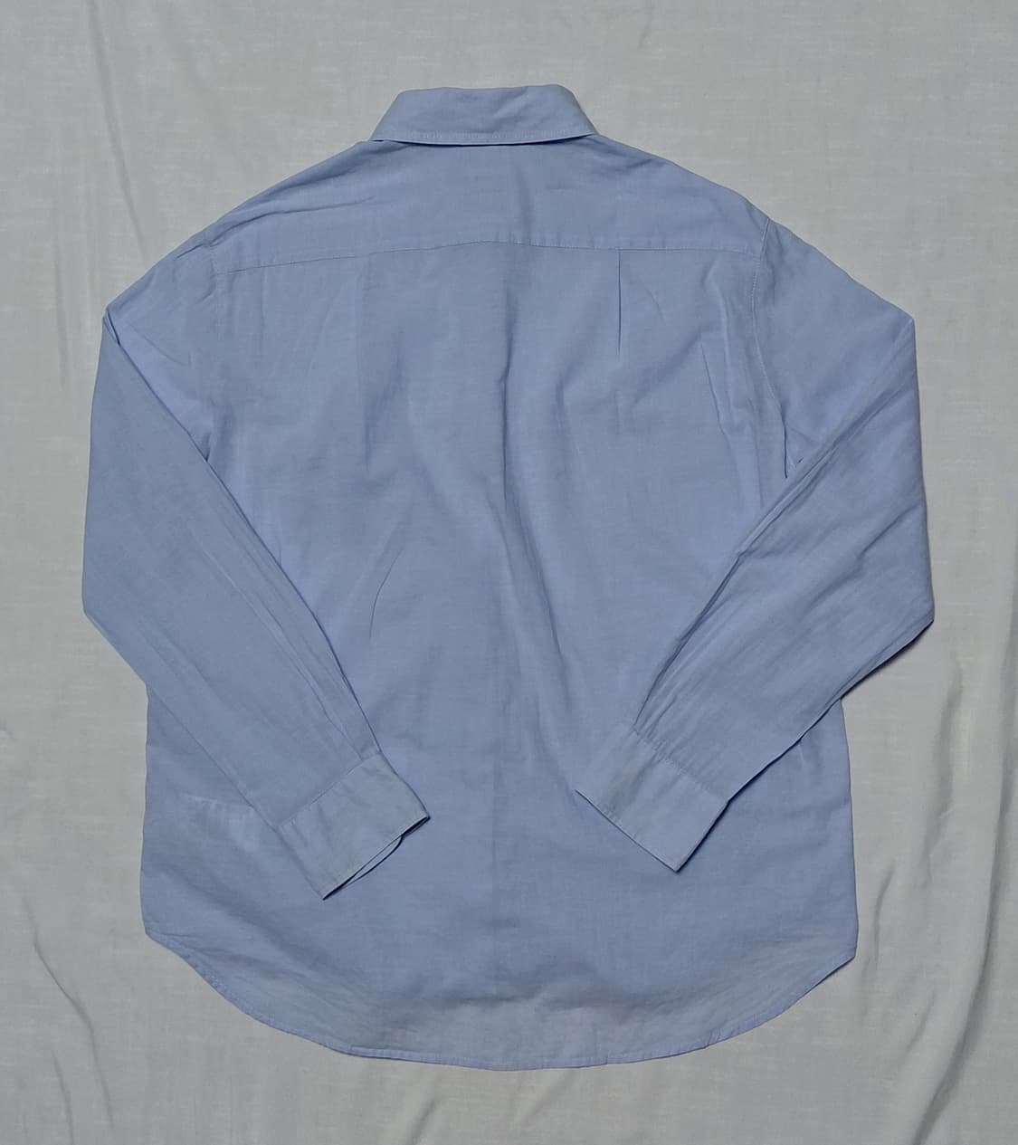 ​[L] 아메리칸 홀릭 삭스 블루 코튼 셔츠 상품이미지7