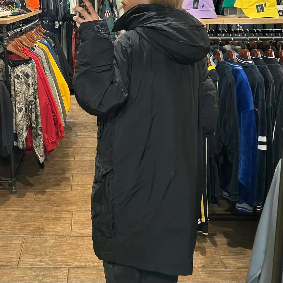 [HI] 폴로 롱패딩 블랙  상품이미지5