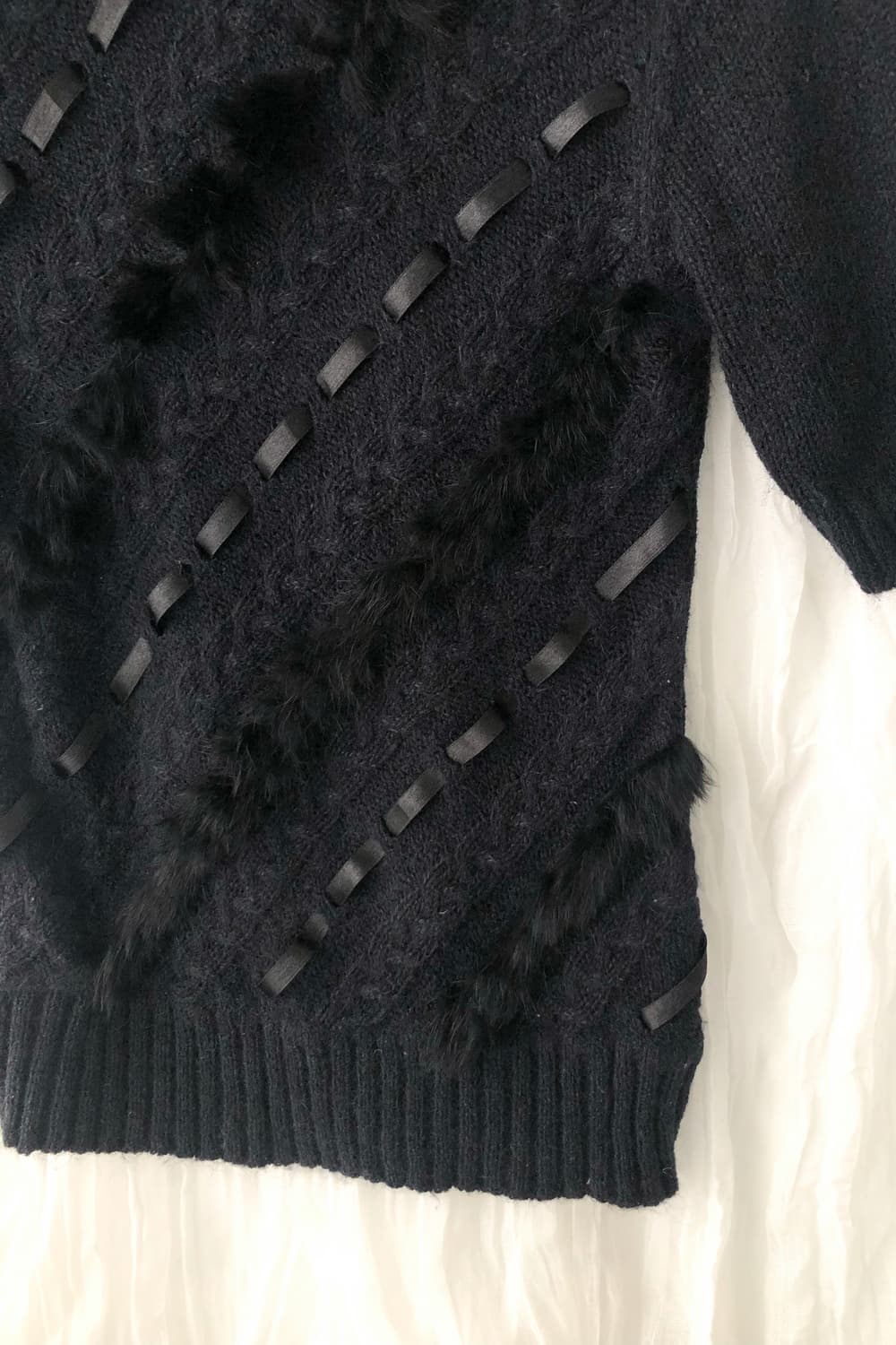 fur half knit 상품이미지2