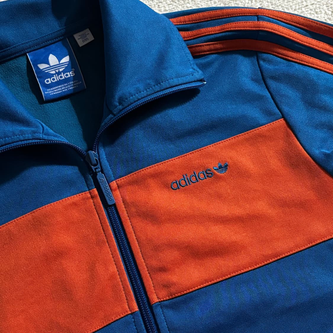 아디다스 베켄바우어 블루오렌지 트랙탑 져지 상품이미지2