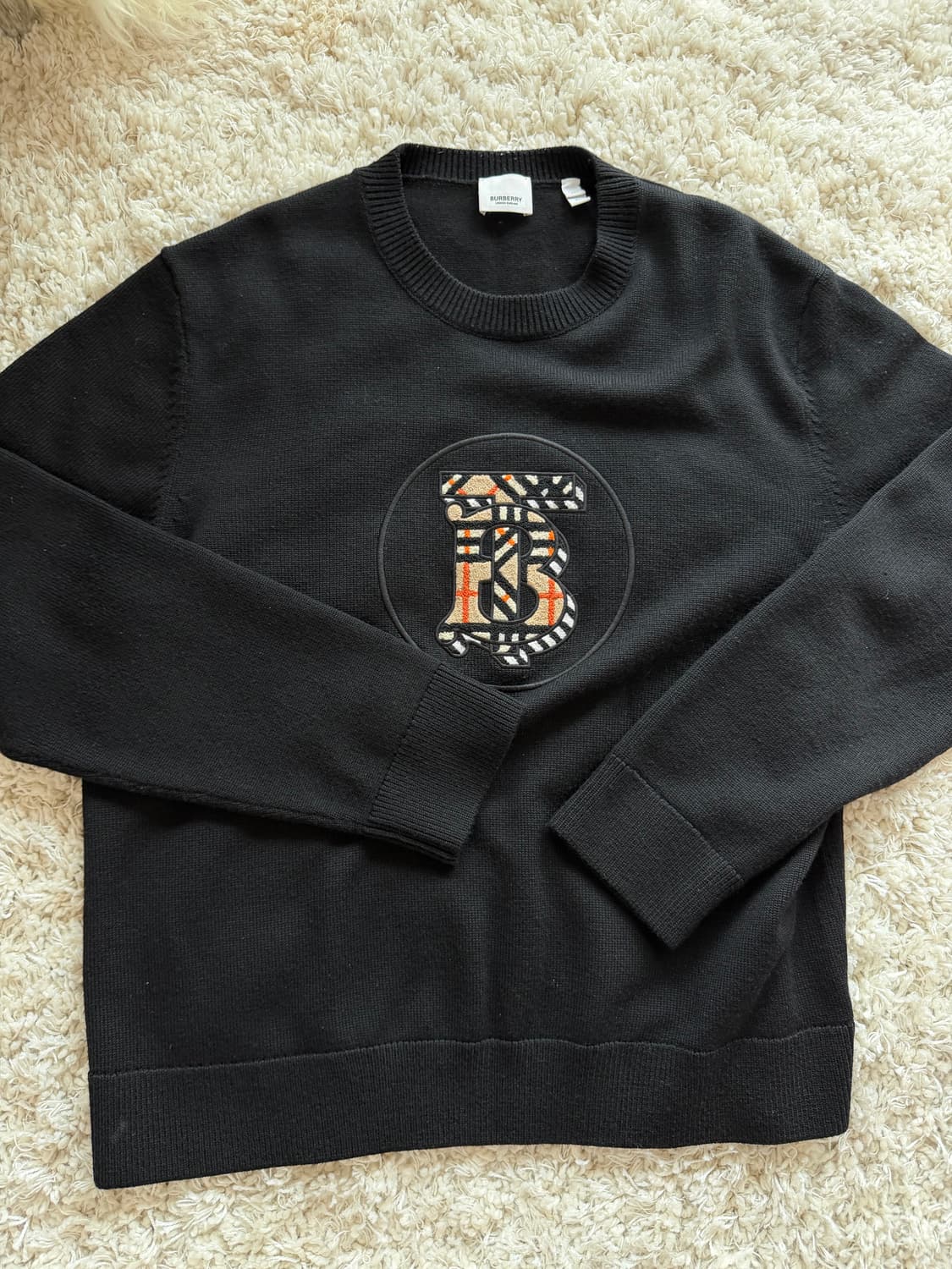 버버리 TB로고 니트 XL 상품이미지3