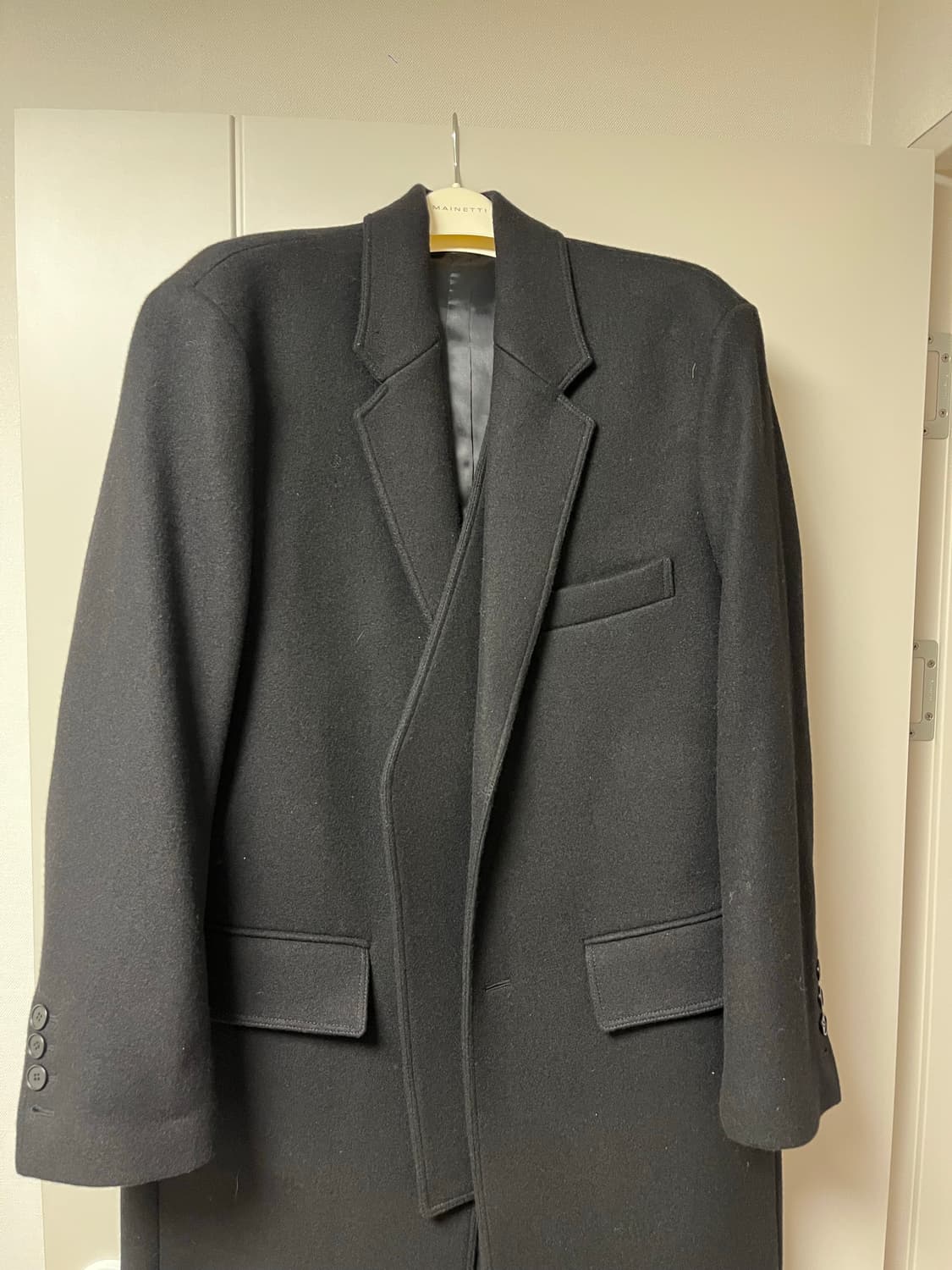 [NOUVMAREE]DOUBLE PANEL HARD WOOL COAT_M 상품이미지1