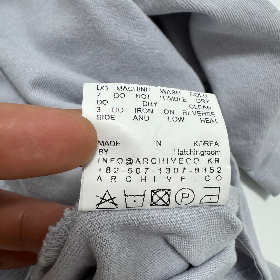 해칭룸 더블 롱슬리브 그레이 상품이미지6