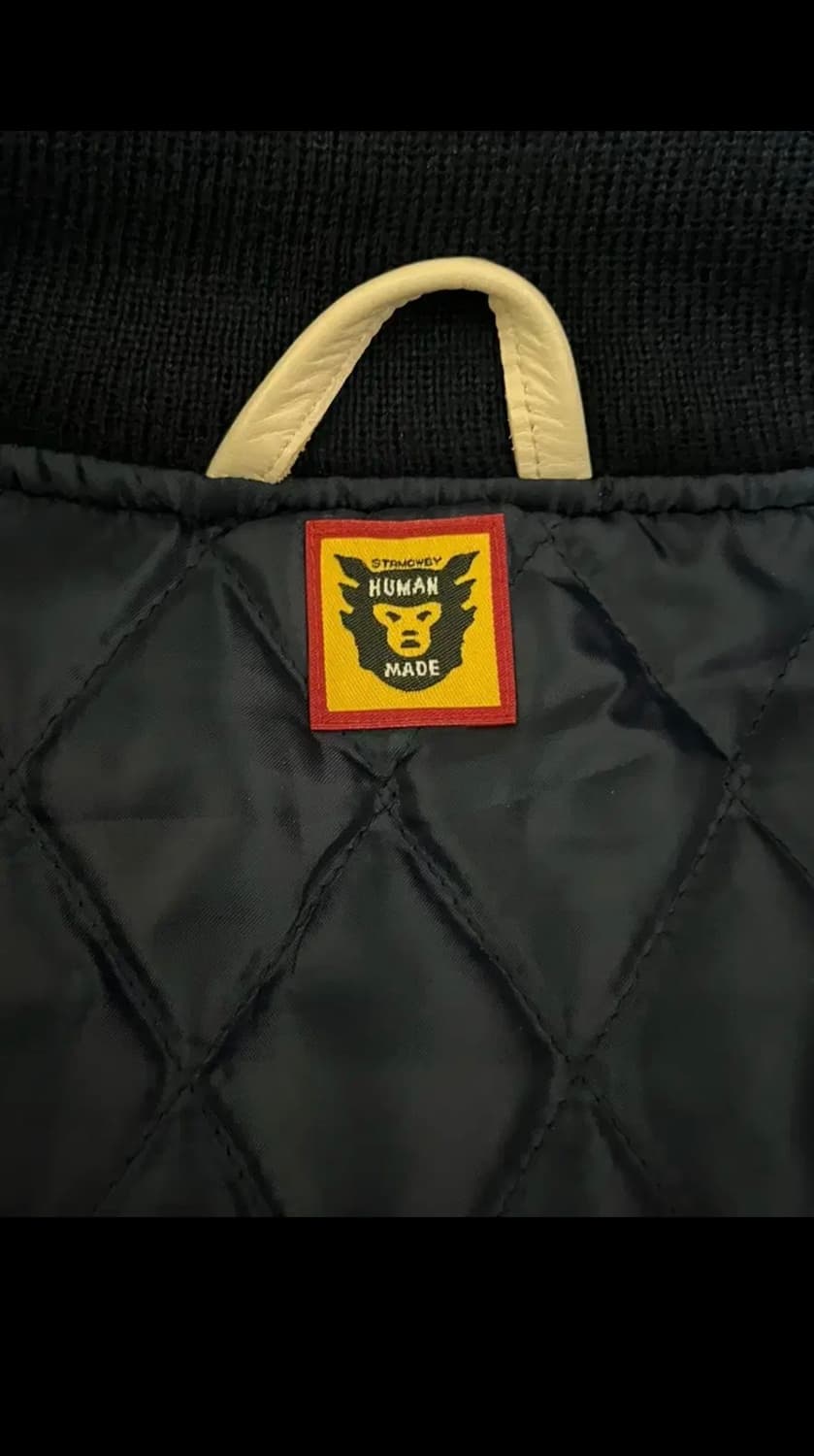 휴먼메이드 X 카우스 바시티 자켓 스타장 human made kaws 상품이미지3