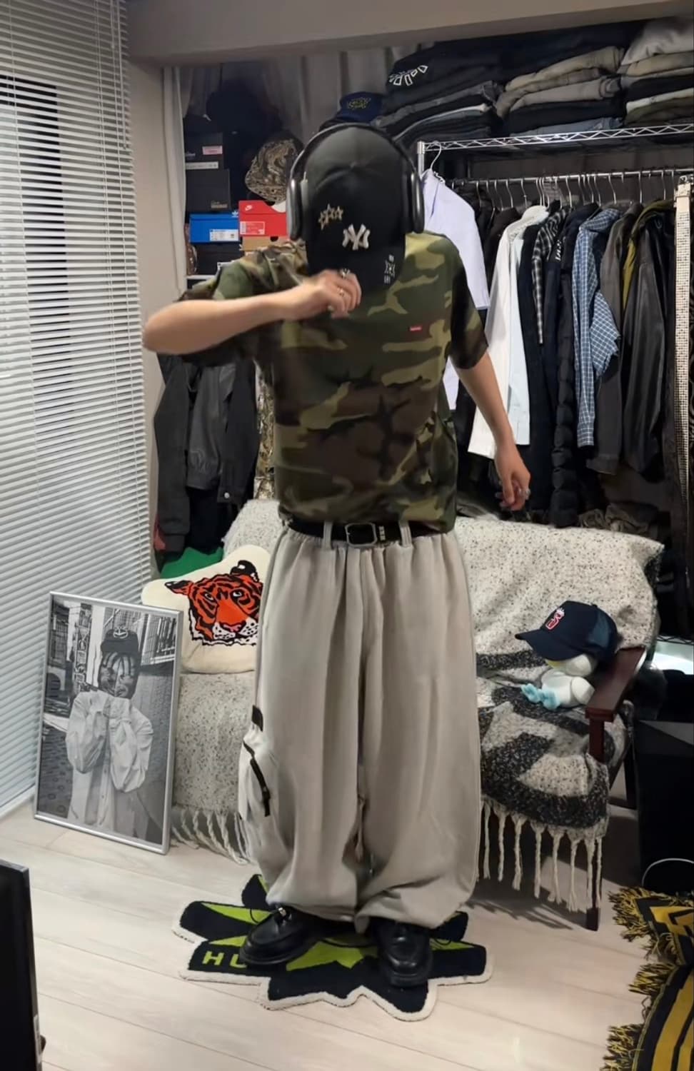 (Size:M) 슈프림 스볼 박스 티셔츠 우드랜드 카모 상품이미지2
