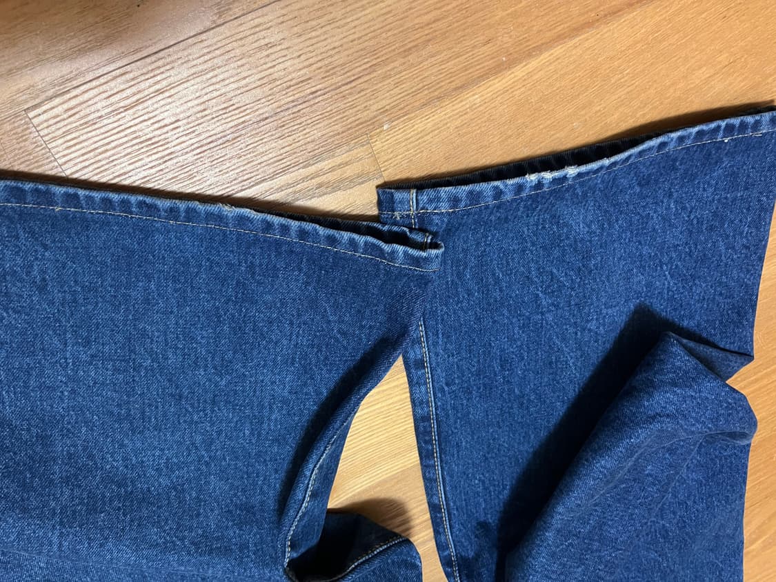 실사첨부)글로니 hannah jeans 팬츠 xs 미드블루 상품이미지6