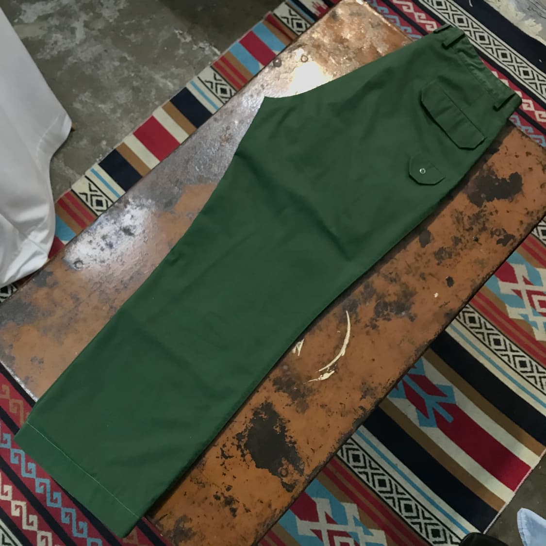 밀리터리 빈티지 오리지널 독일군 필드 팬츠 허리 38 39 빅사이즈 상품이미지3