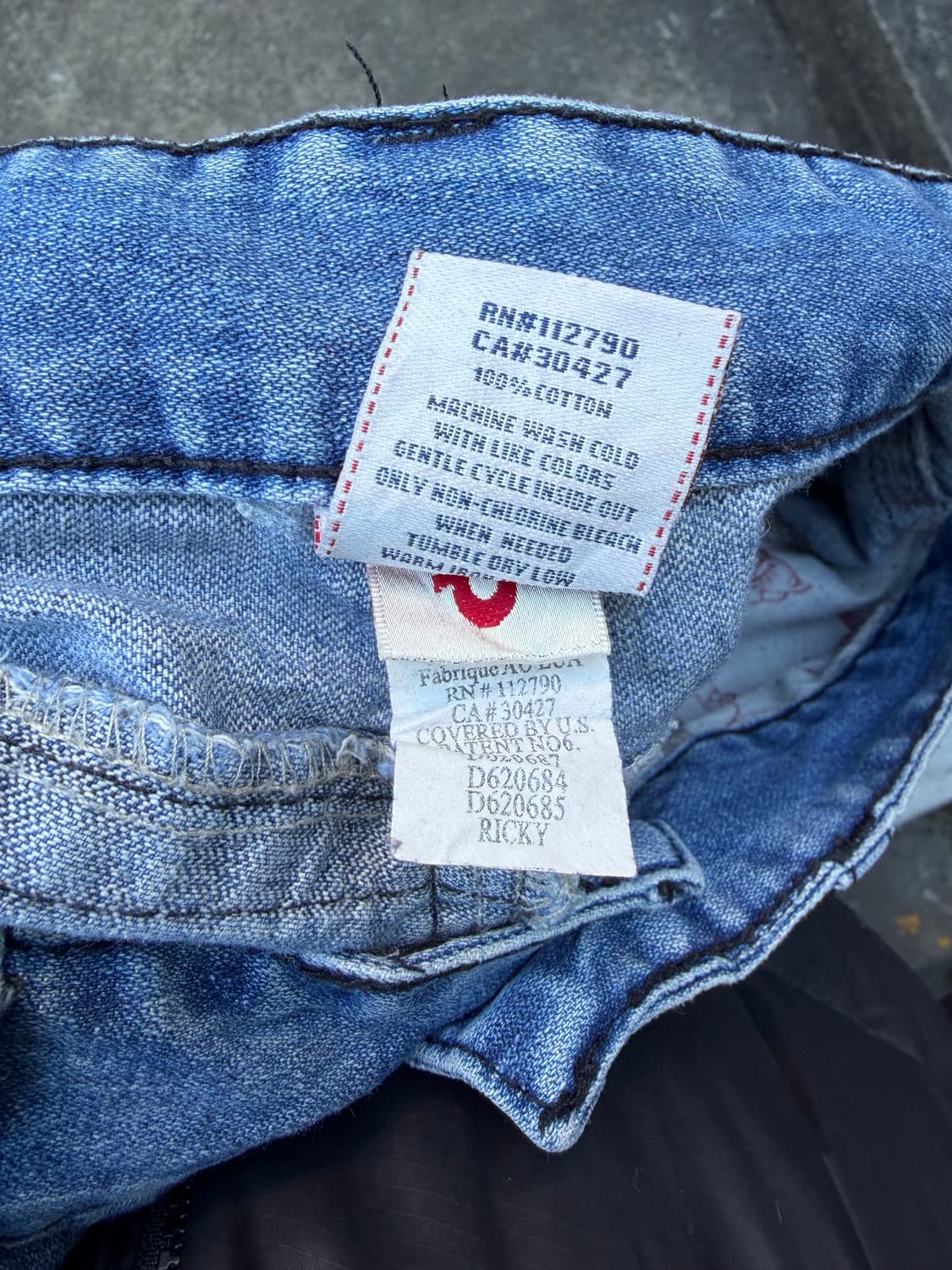 MADE IN USA 트루릴리전 RICKY 상품이미지10