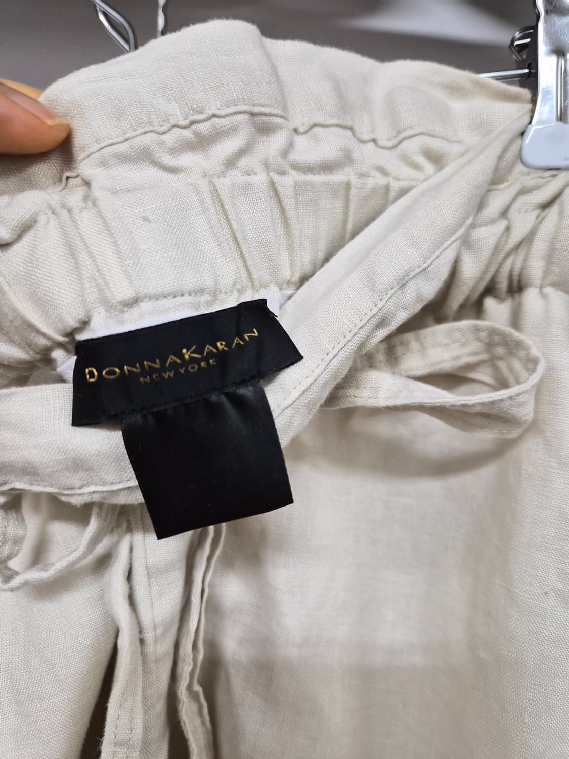 편집샾 루즈핏 린넨자켓. 도나카란 린넨배기팬츠 상품이미지10