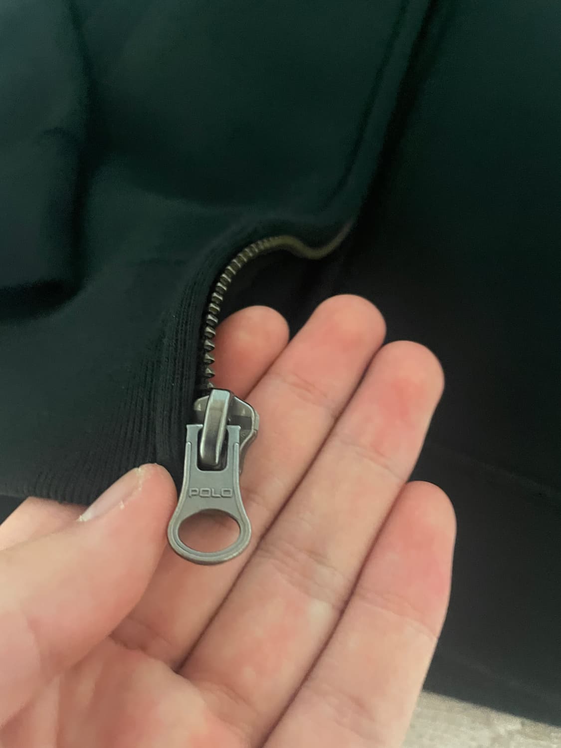 폴로 랄프로렌 후드집업 블랙M 상품이미지5