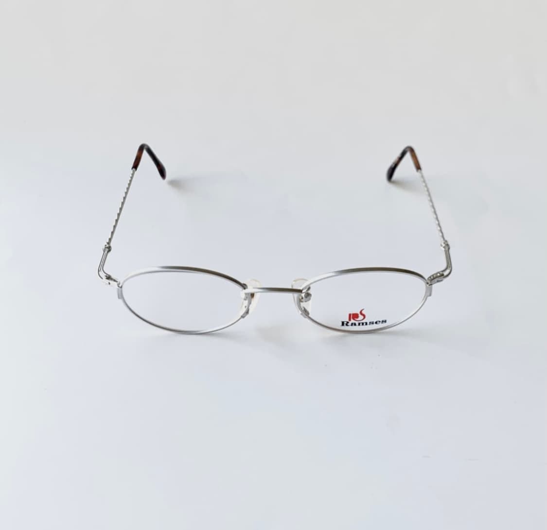 데드스탁 실버 오벌 유니크한 빈티지 안경테 1739 상품이미지2