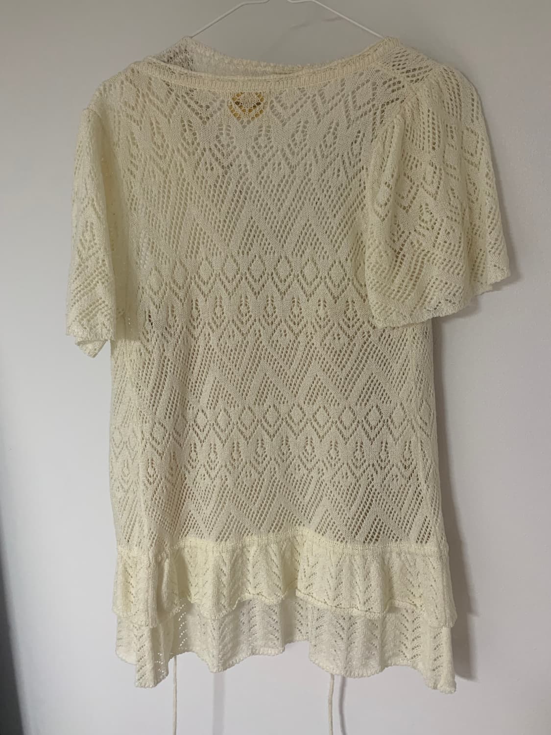 axes 빈티지 히피 페어리 크로쉐 가디건 나시 세트 (하자○ 저렴판매) 상품이미지4