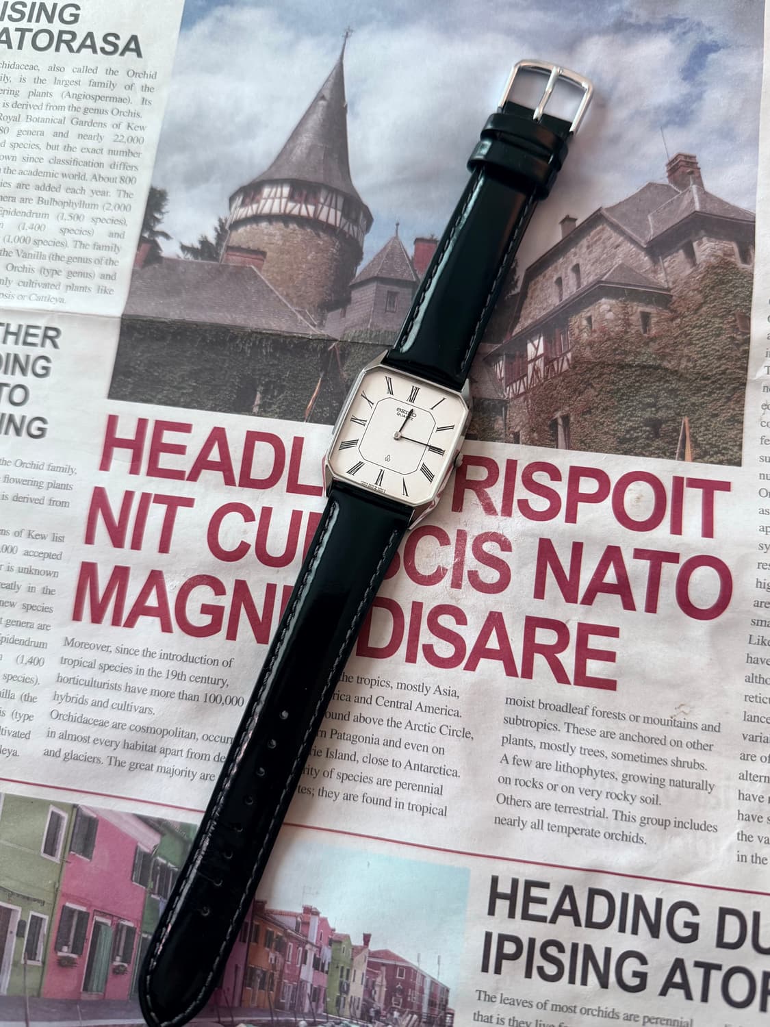 세이코 Seiko 쿼츠 로만 스퀘어 상품이미지2