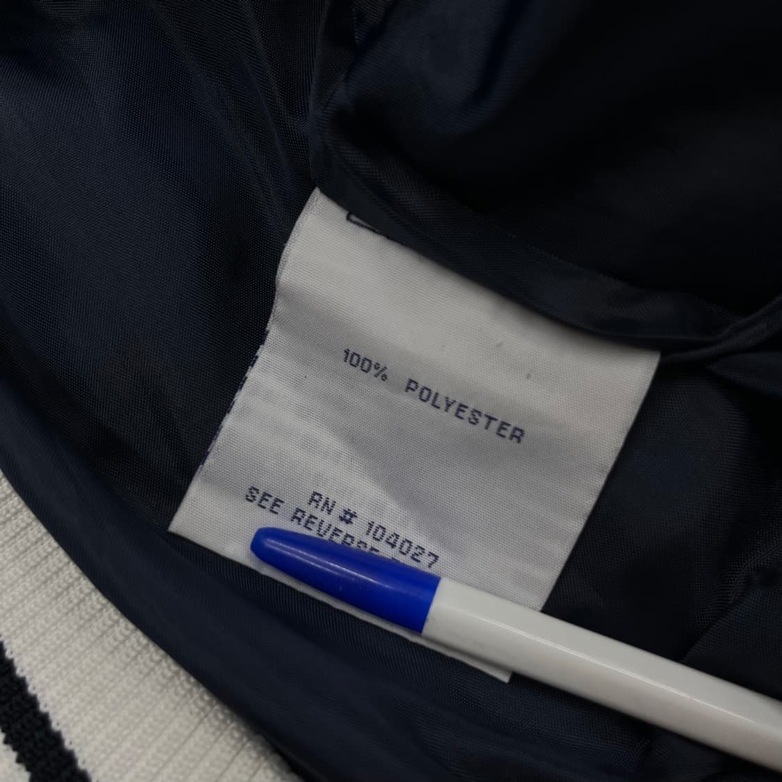 90's 마제스틱 네이비 양키즈 바시티 자켓 3XL 상품이미지8