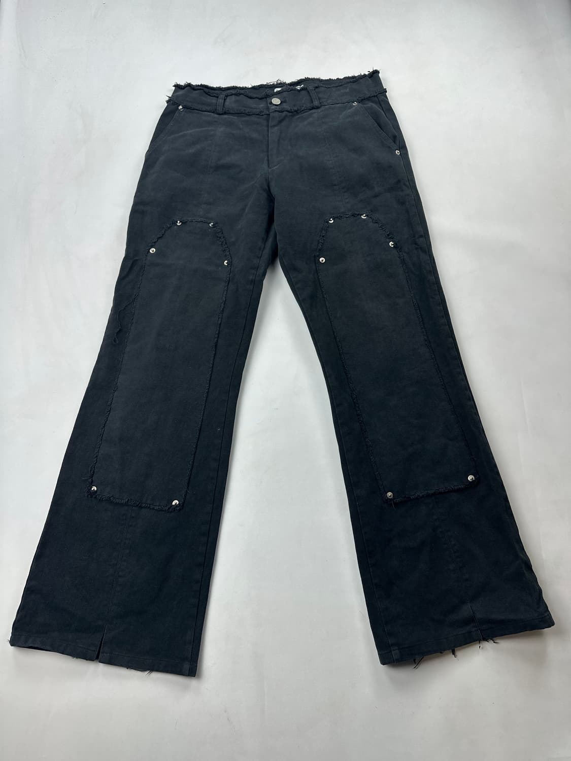 세릭 헥사폼 패치 스트레이트 블랙 팬츠 상품이미지3