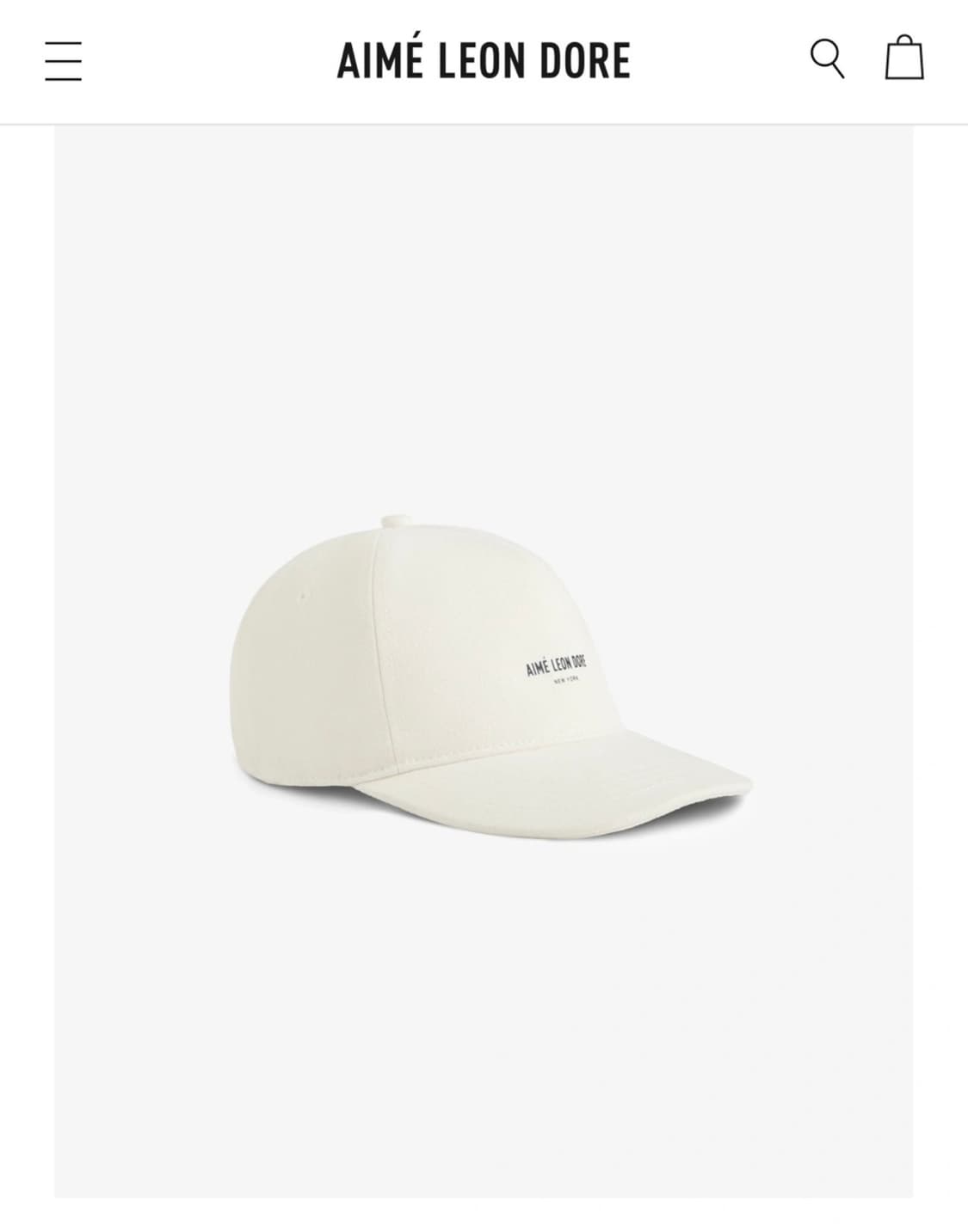 에임레온도르 흰색모자 상품이미지4