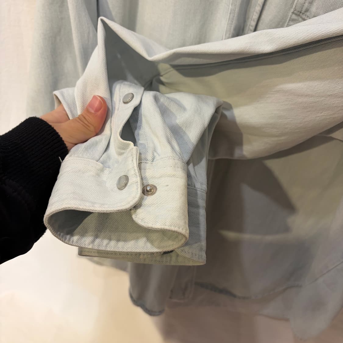 타미힐피거x 루이스해밀턴 데님 셔츠 청남방 상품이미지8