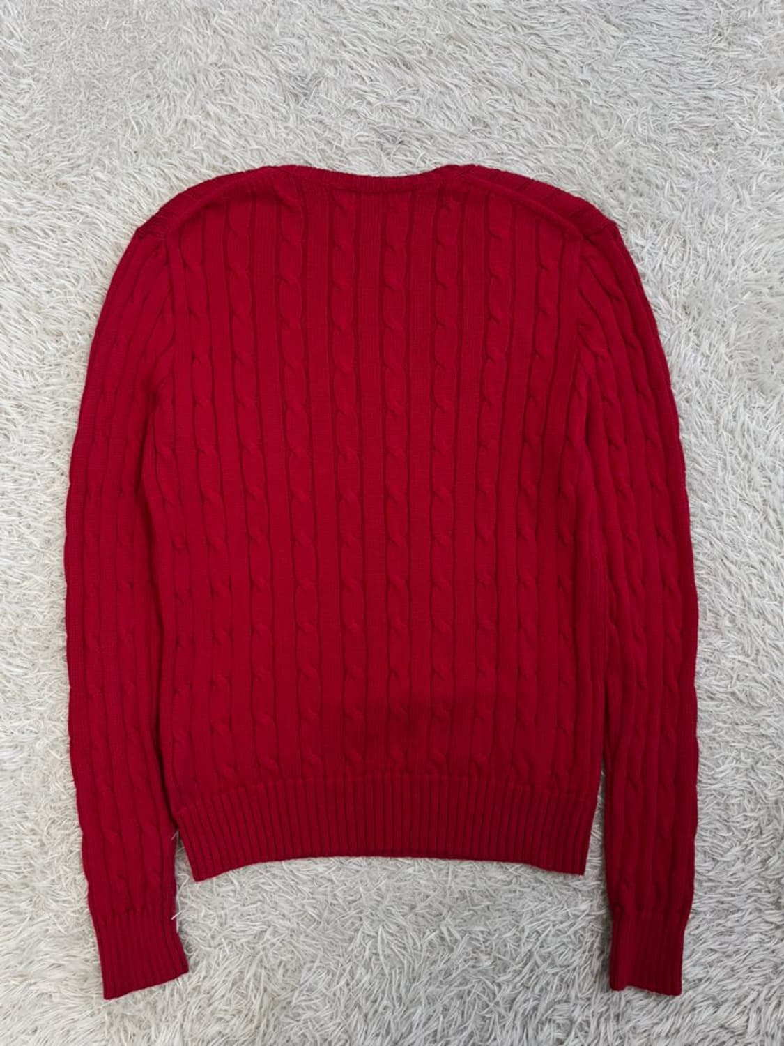 폴로 랄프 로렌 브이넥 꽈배기 니트/#2870 상품이미지4