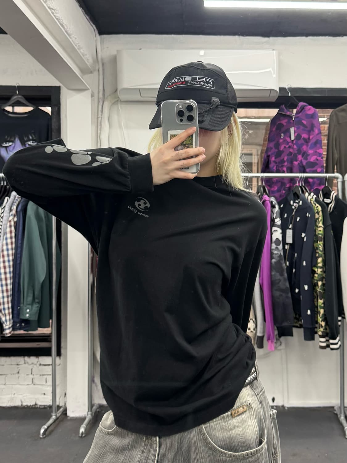 산산기어 사이드 로고 롱슬리브 상품이미지4