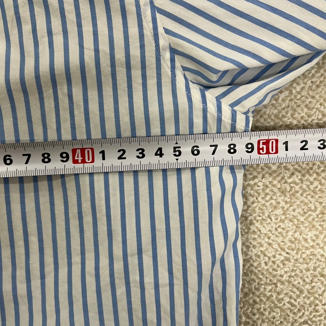 [40] 라코스테 슬림핏 스트라이프 셔츠 남방 0106M1 상품이미지6