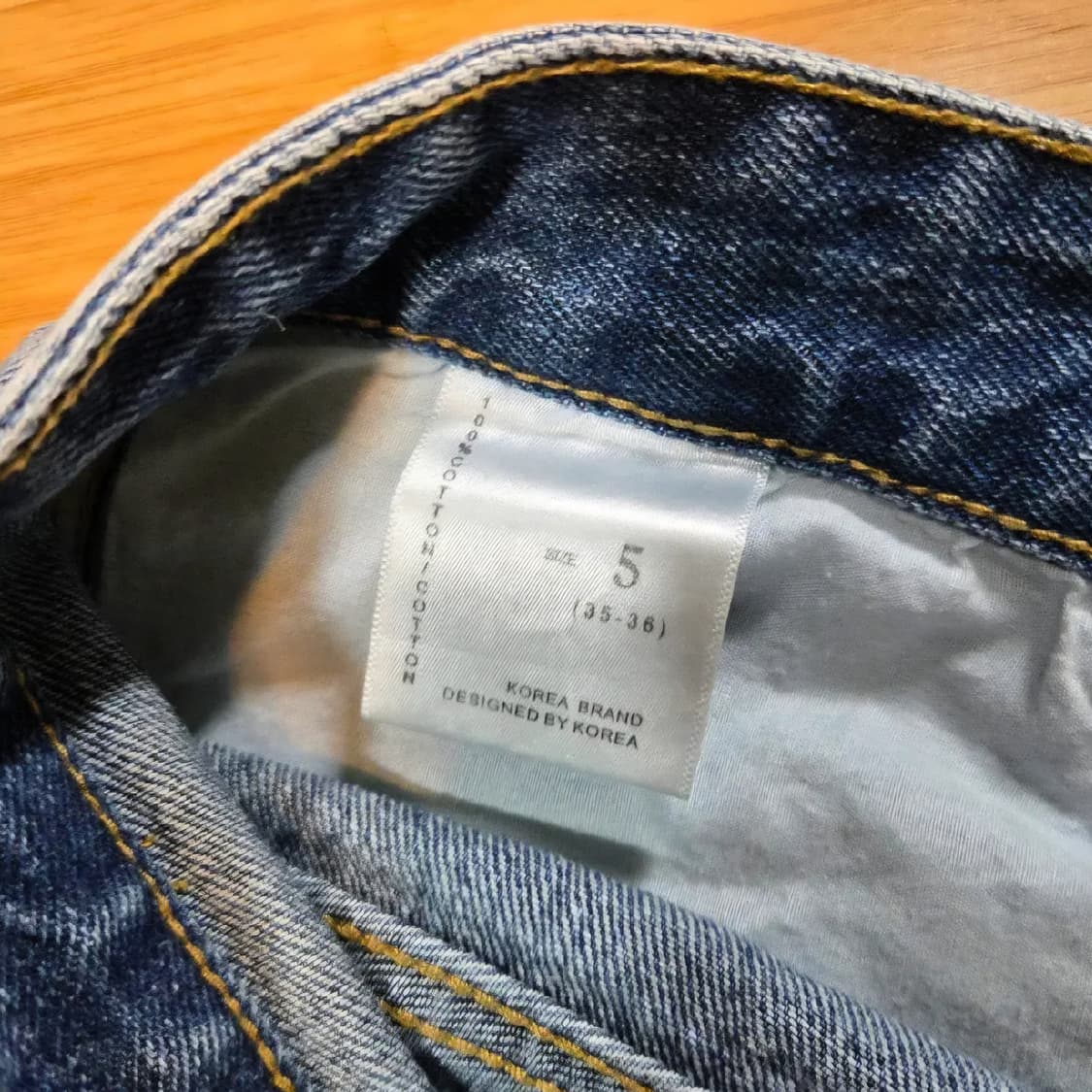 RIPEN 와이드 데님팬츠
(36in) 상품이미지4