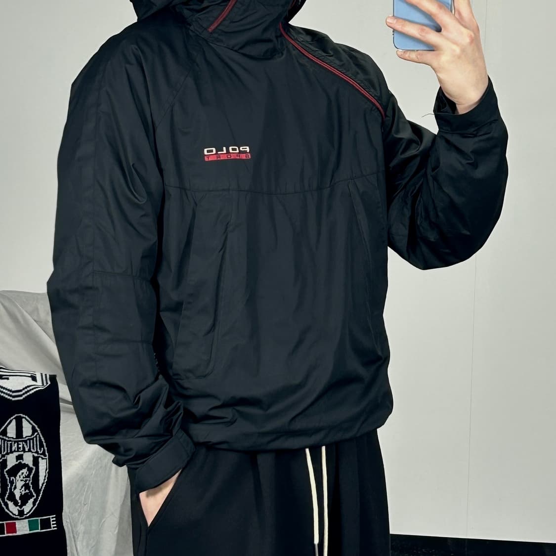 폴로 스포츠 바람막이 아노락 웜업 M  상품이미지1