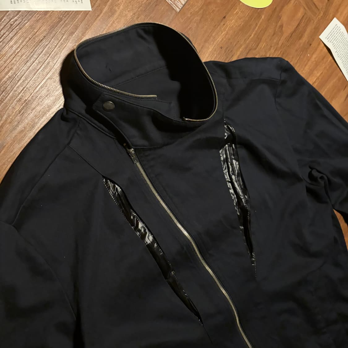Solid homme 비대칭 엑셀라 집업 자켓 상품이미지1
