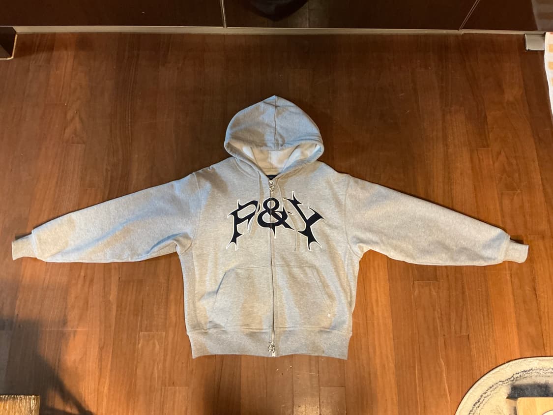 PUNK&YO 펑크앤요 후드집업 그레이 M 상품이미지1