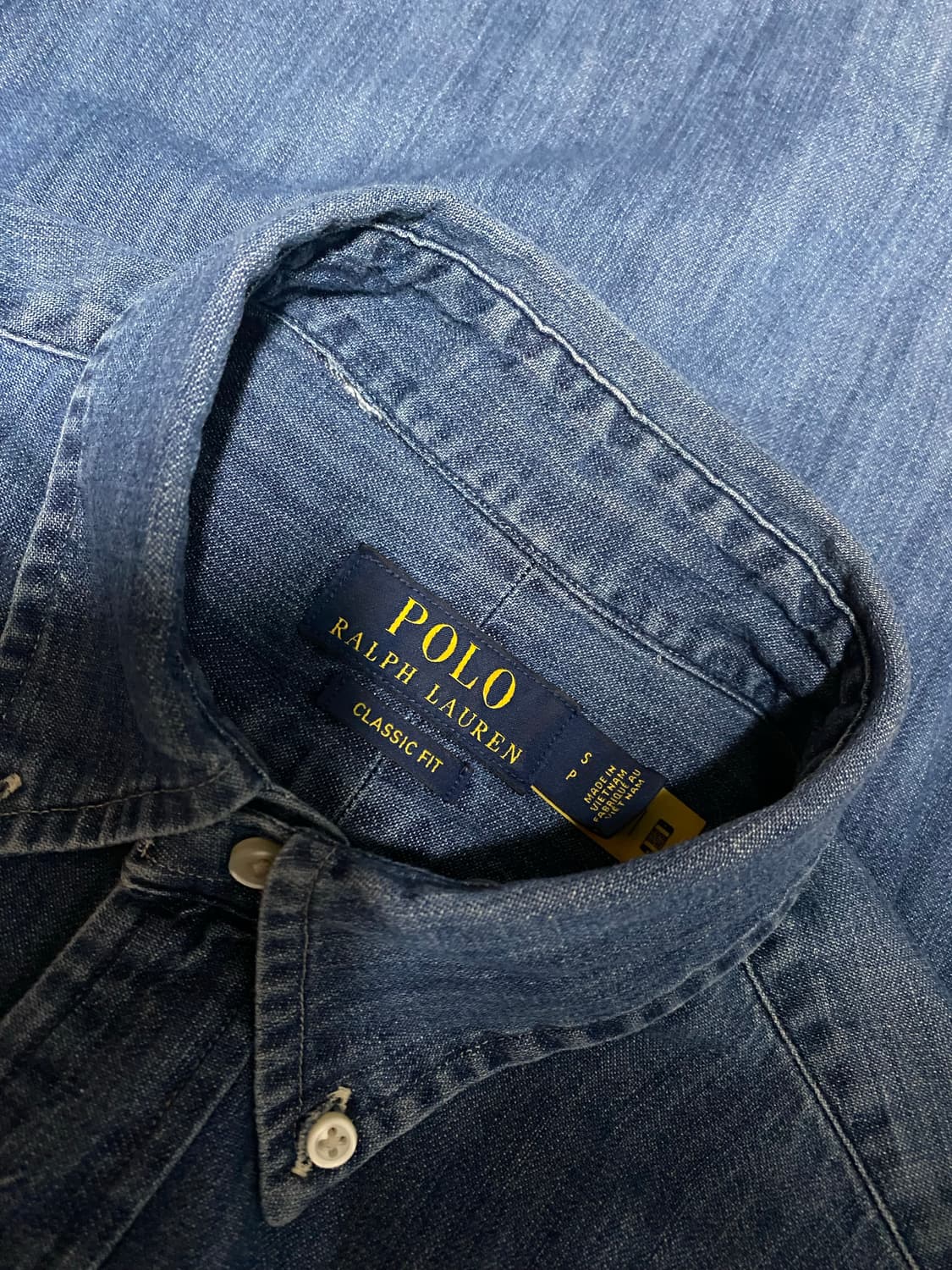 [반값이하정리] 최신QR택 폴로 데님 셔츠 정리 상품이미지8